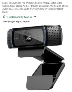 Logitech C920x HD Pro Webcam