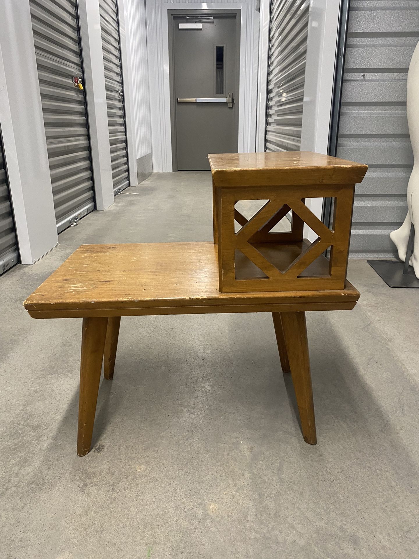 Vintage end table locally made