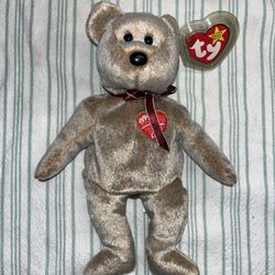 Retired 1999 Signature Bear Ty Beanie Baby 