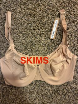 NWT Skims SMOOTHING INTIMATES UNLINED FULL COVERAGE BRA 32DD Clay