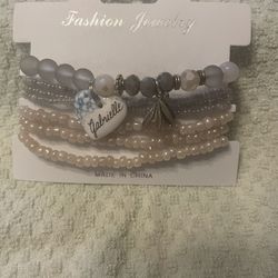 Personalized Beaded Bracelet Gabrielle