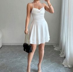 White sundress, soft fabric