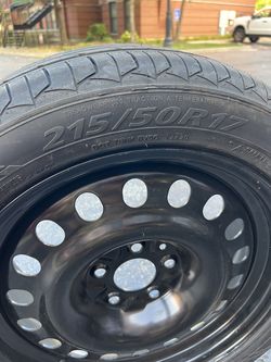 Price Drop!!! 215/50R17 Tire & Steel Rim (5x114.3) – Mounted & Balanced Full Spare