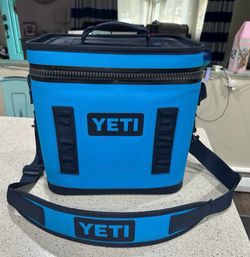 Yeti Hopper Flip 12 Cooler Big Wave Blue EUC