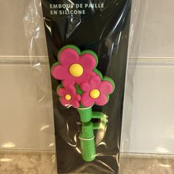 Starbucks Floral Straw Topper 🌸