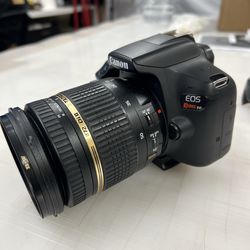 Rebel T6 /w Tamron f2.8 17-50mm and UV filter.