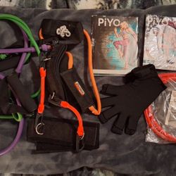 💪 PiYo Workout Set + Resistance Bands & Accessories – $25  (Complete Set)