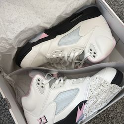 Pink Jordan 5