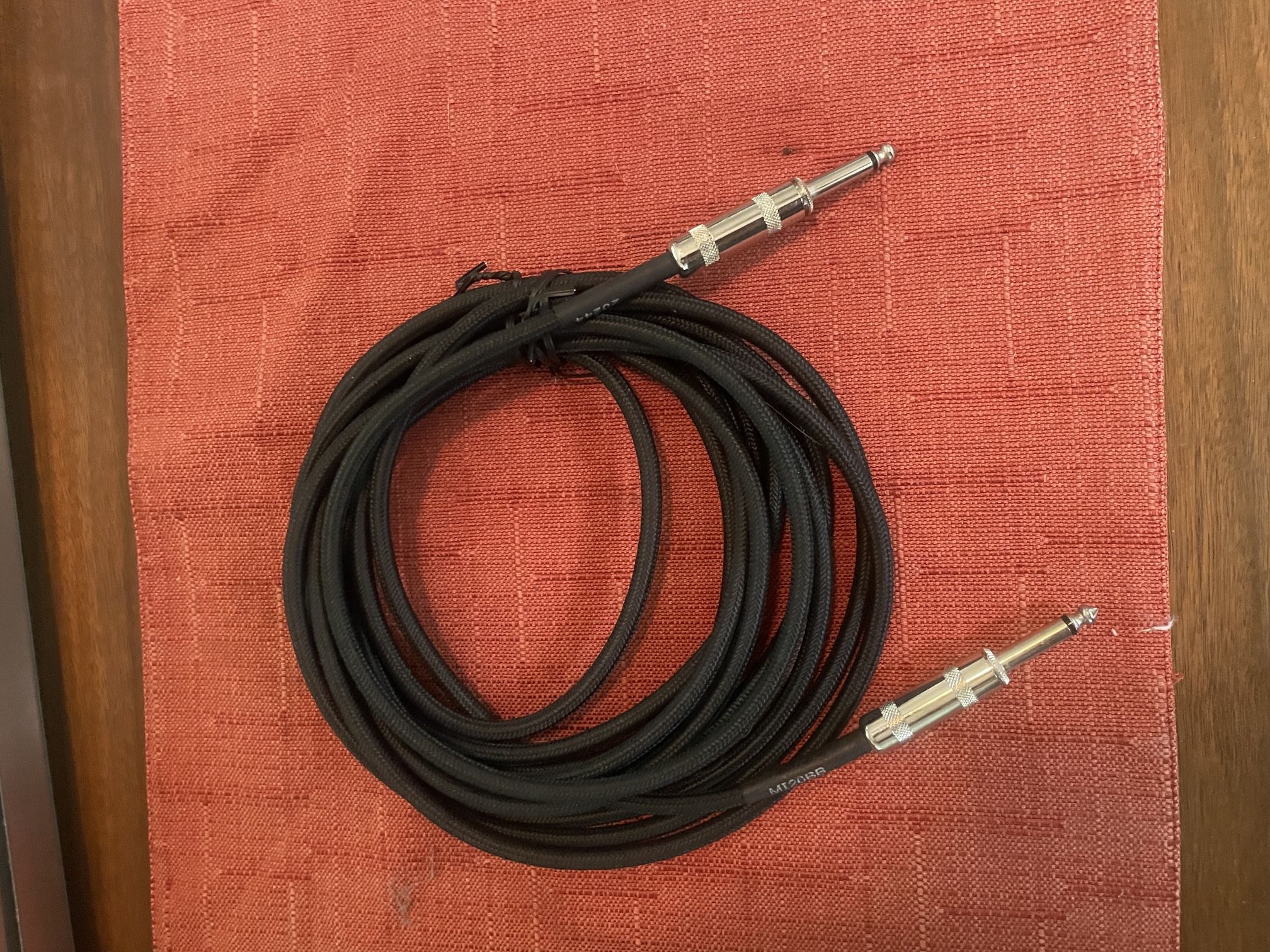 20ft Braided Instrument Cable