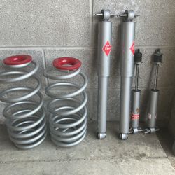 G Body Front And Rear Shocks/200R4 Double Hump Crossmember