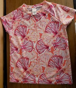 Gymboree Rash Guard girls 10/12 EUC