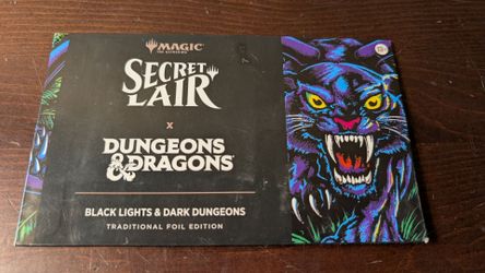 Magic: The Gathering Secret Lair x Dungeons & Dragons: Black Lights & Dark Dungeons Foil Edition