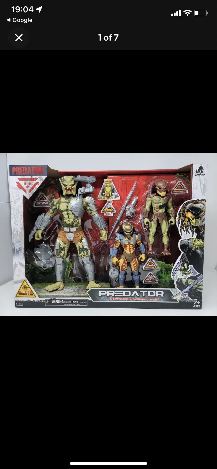 Lanard 2021 Predator Super Set w/Jungle Hunter, Berserker & City Hunter NIB
