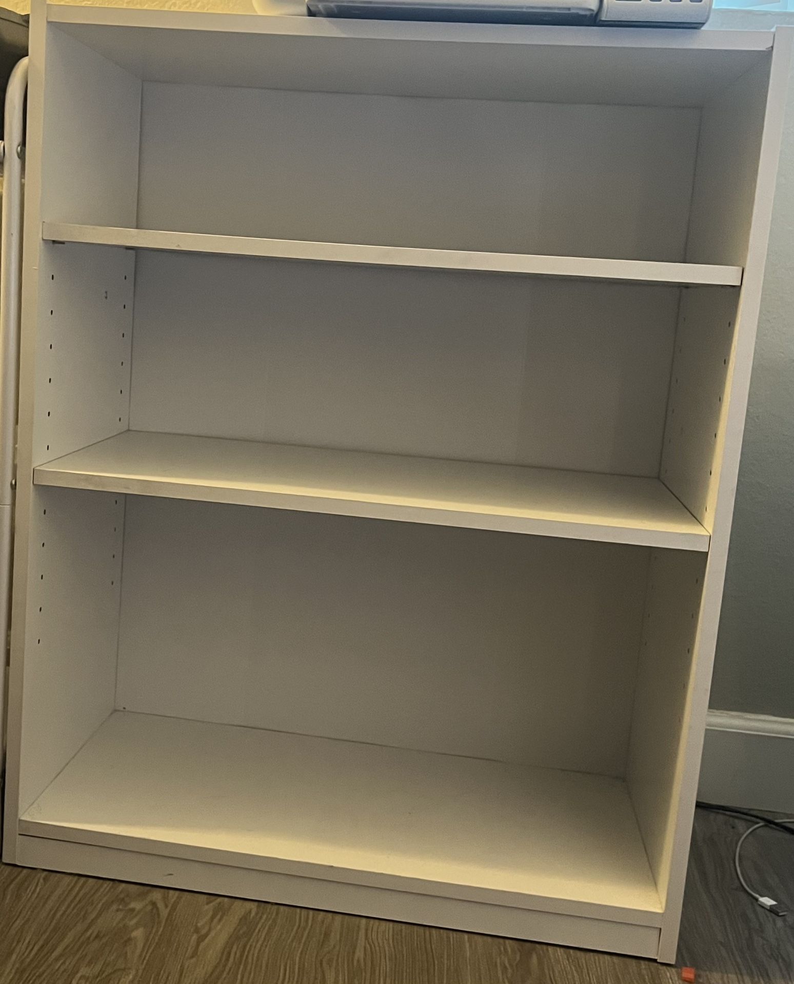 Mainstays 3-Shelf Bookcase, White