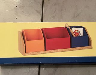 Colorful 3 box shelf