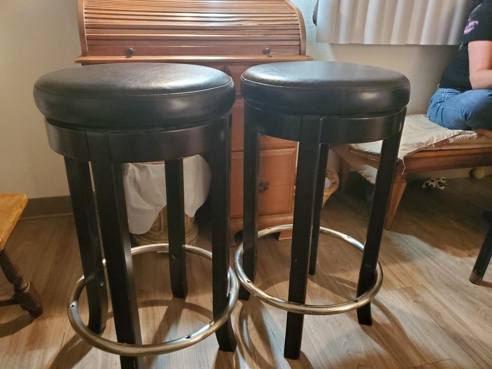 Lether bar stools $50.00 o.b.o.