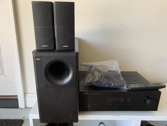 Yamaha Sound Receiver And Bose Acoustimass 5 Module