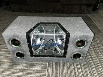 600 watts super blue subwoofers