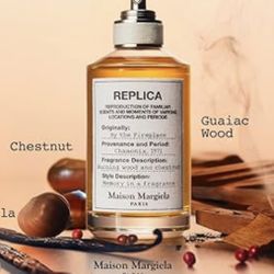 Maison Margiela by the fireplace Perfume brand new authentic, retail $190