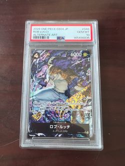 PSA 10 Rob Lucci Alternate Art One Piece EB04 JP Pokemon card cards