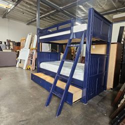 Twin Bunk Bed And Mattress 