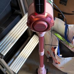 Pink hardwood floor vacuum