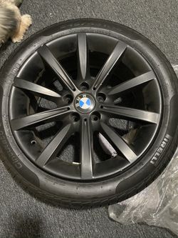 BMW rims and tires