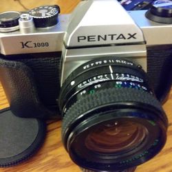 Pentax K1000, 4 Lenses & Accessories