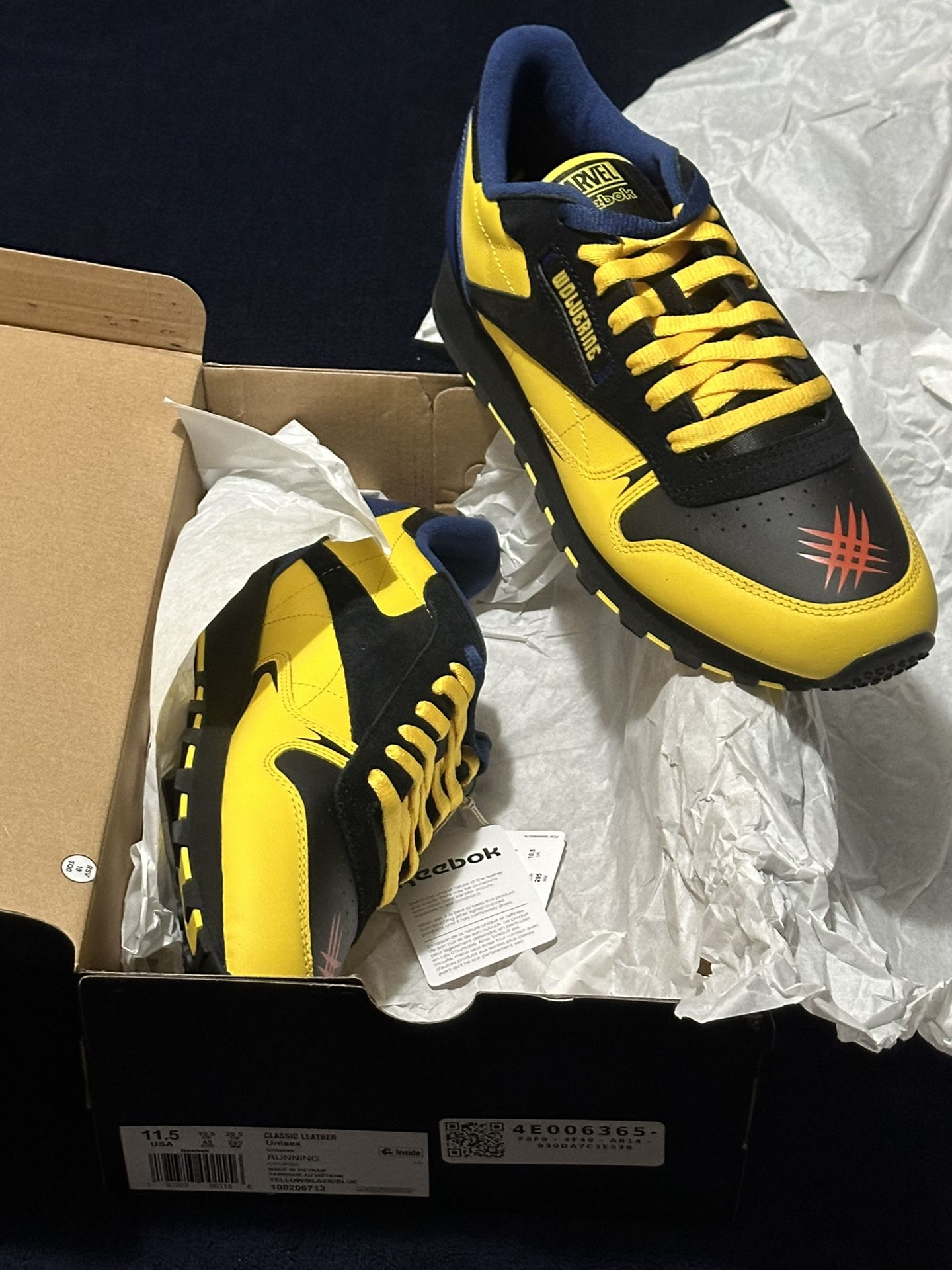 Reebok Classic Leather Marvel X men Wolverine