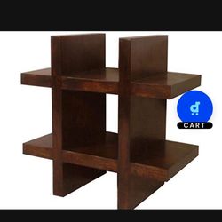 LOW PRICE MOVING- $380 + TAX POTTERY BARN SOLID WOOD FLOATING SHELF