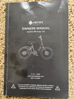 Electric XP Trike low milage