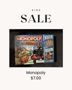 Monopoly game for kids