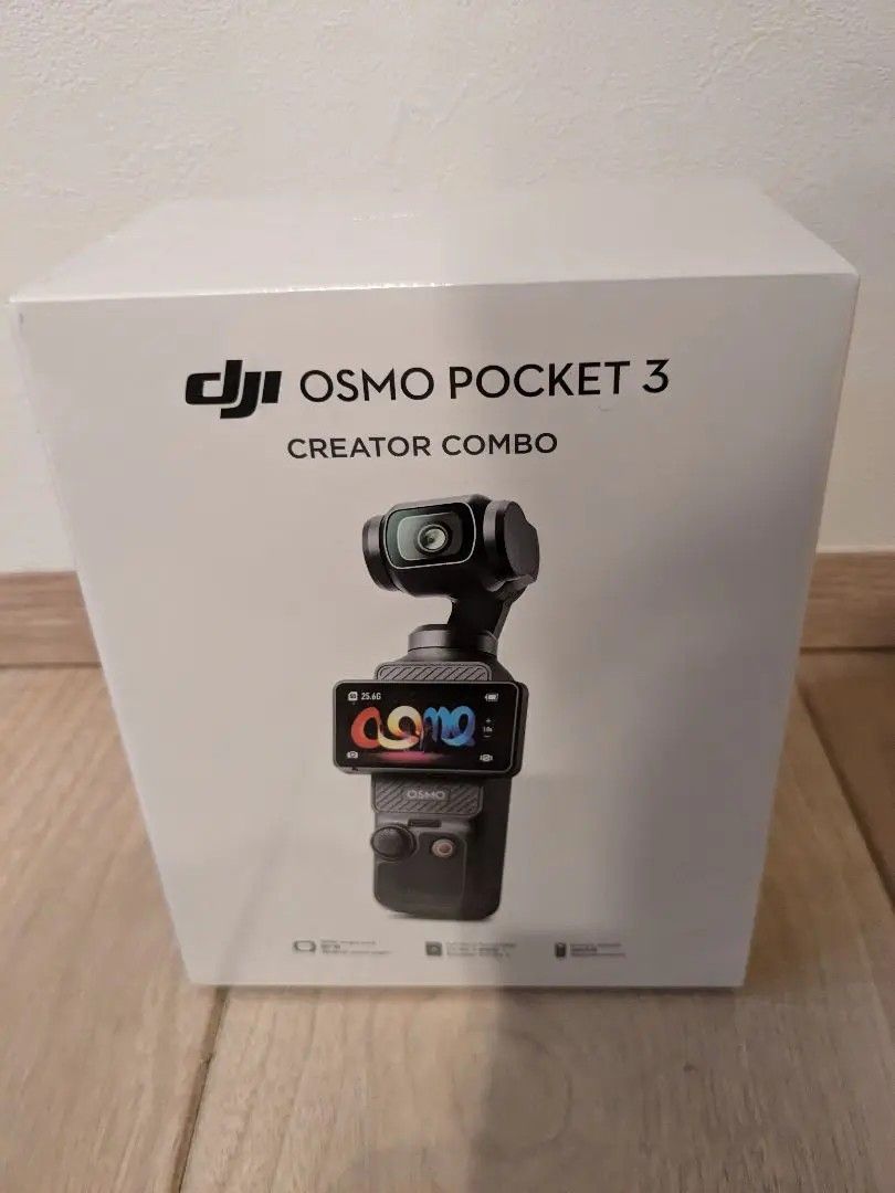 DJI Osmo Pocket 3 Creator Combo 3-Axis Gimbal Action Camera New.