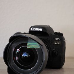 Canon 77D With Samyang Lens