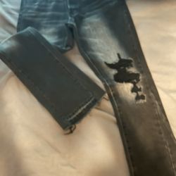 mnml size 30 flared jeans 