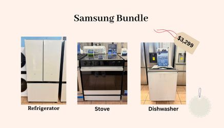 Samsung Bundle: Refrigerator, Stove and Dishwasher
