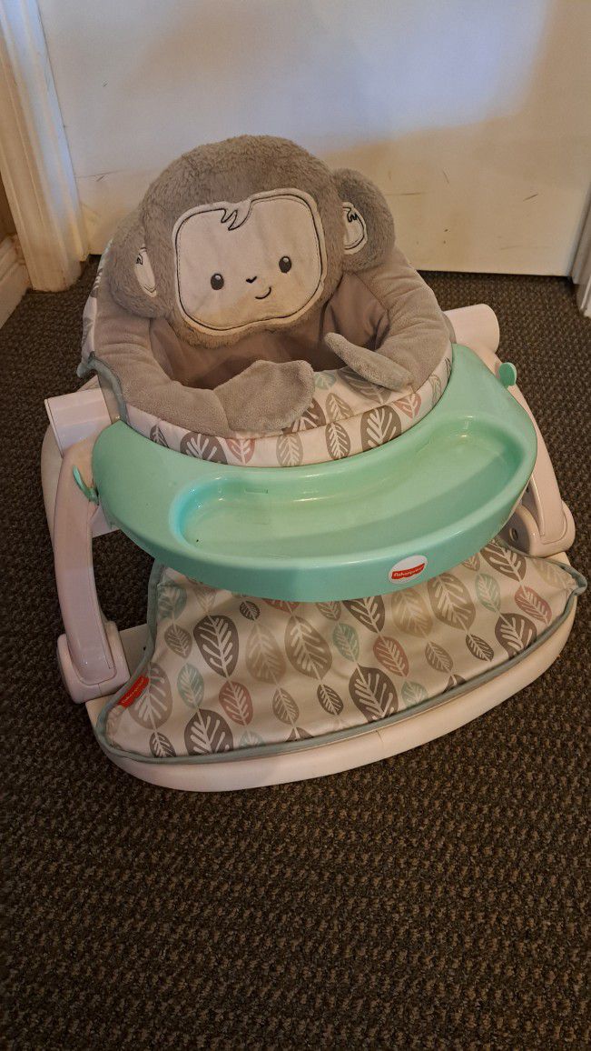 Baby Floor Seat, Snuggamonkey, Baby Seat. Preowned 