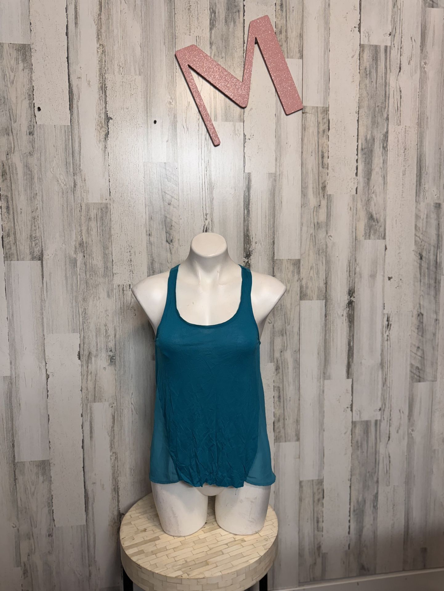 Ambiance green blouse size medium