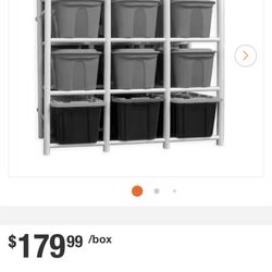 Storage Bin System.  