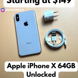 Apple iPhone X 64GB Unlocked 
