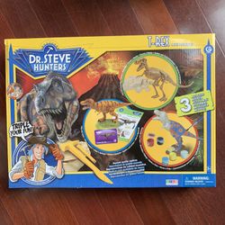 Dr Steve Hunters T-Rex Large! Multi Fun Kit! Excavate! Build And Paint! Learn And Play! Brand new!