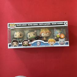 4 Pack Demon Slayer Funko GiTD Crunchyroll Exclusive