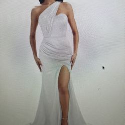 Ivory Satin  Gown