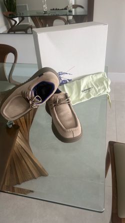 Suede Burberry men shoes