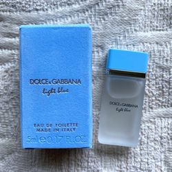 Dolce&Gabbana 2025 REFORMULATED VERSION 5ml Light blue EDT perfume mini daber 