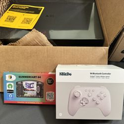 * New In-box* Analogue 3D + 8bitDo controller + Summercart 64 + More