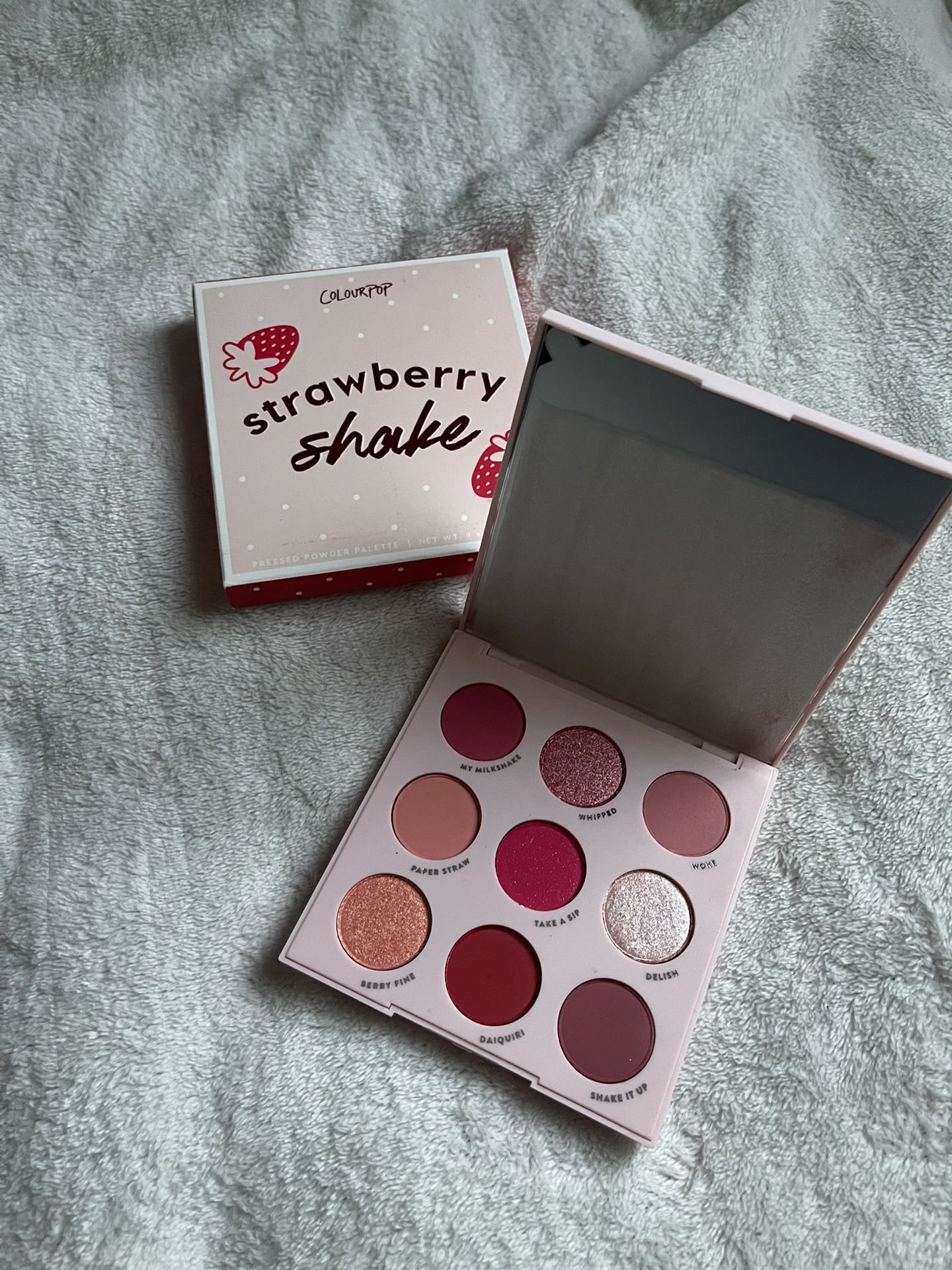 ❤ Colourpop 9 Pan Eyeshadow Palette Strawberry Shake, NiB ❤