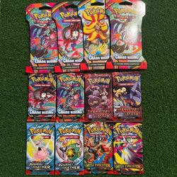 Pokemon Cards Booster Packs - 12 Total