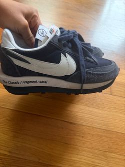Nike Men's LDV Waffle x Fragment x sacai Blackened Blue sneakers, excellent condition