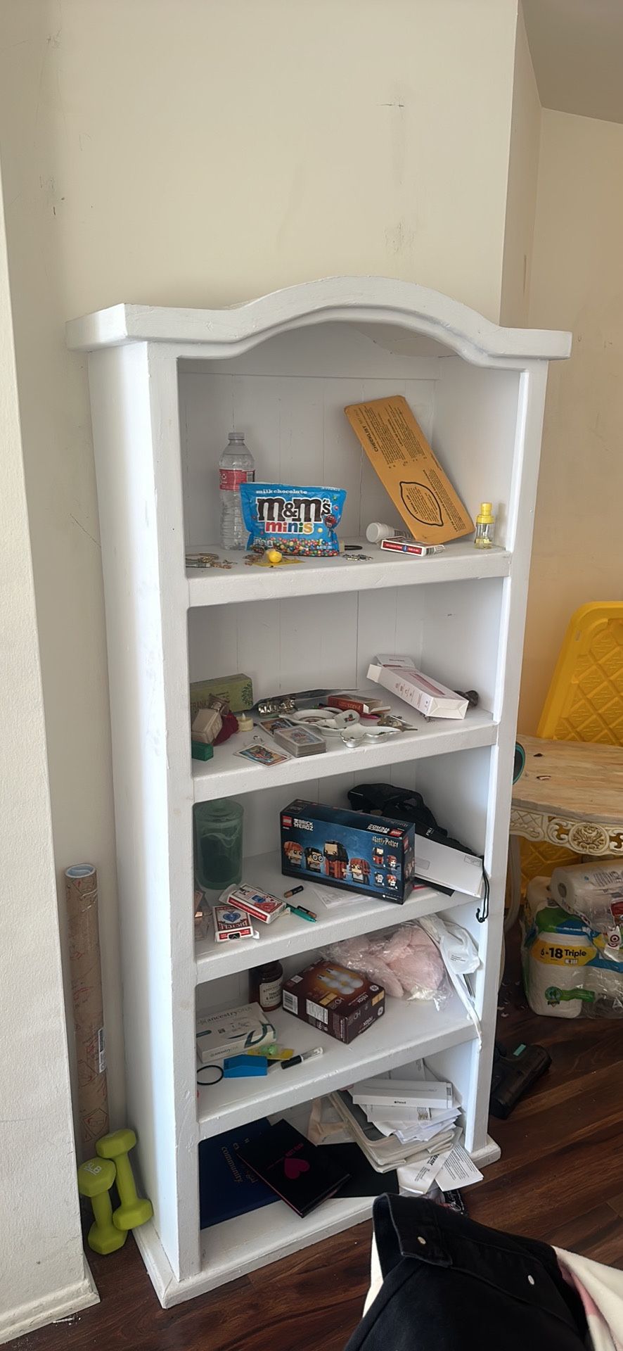 White Wood Bookshelf